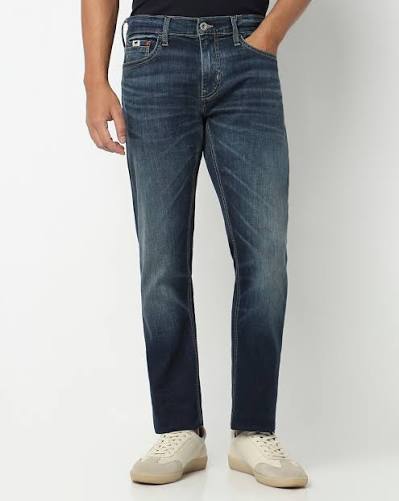 Dark Blue Denim Classic Jeans